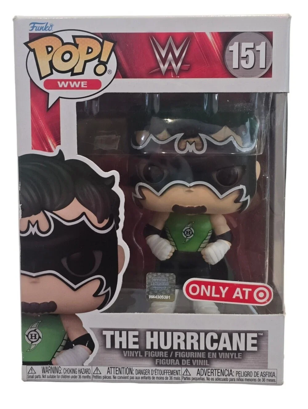 Funko Pop Lot of 3 Target Exclusives He-Man Bullseye TMNT WWE